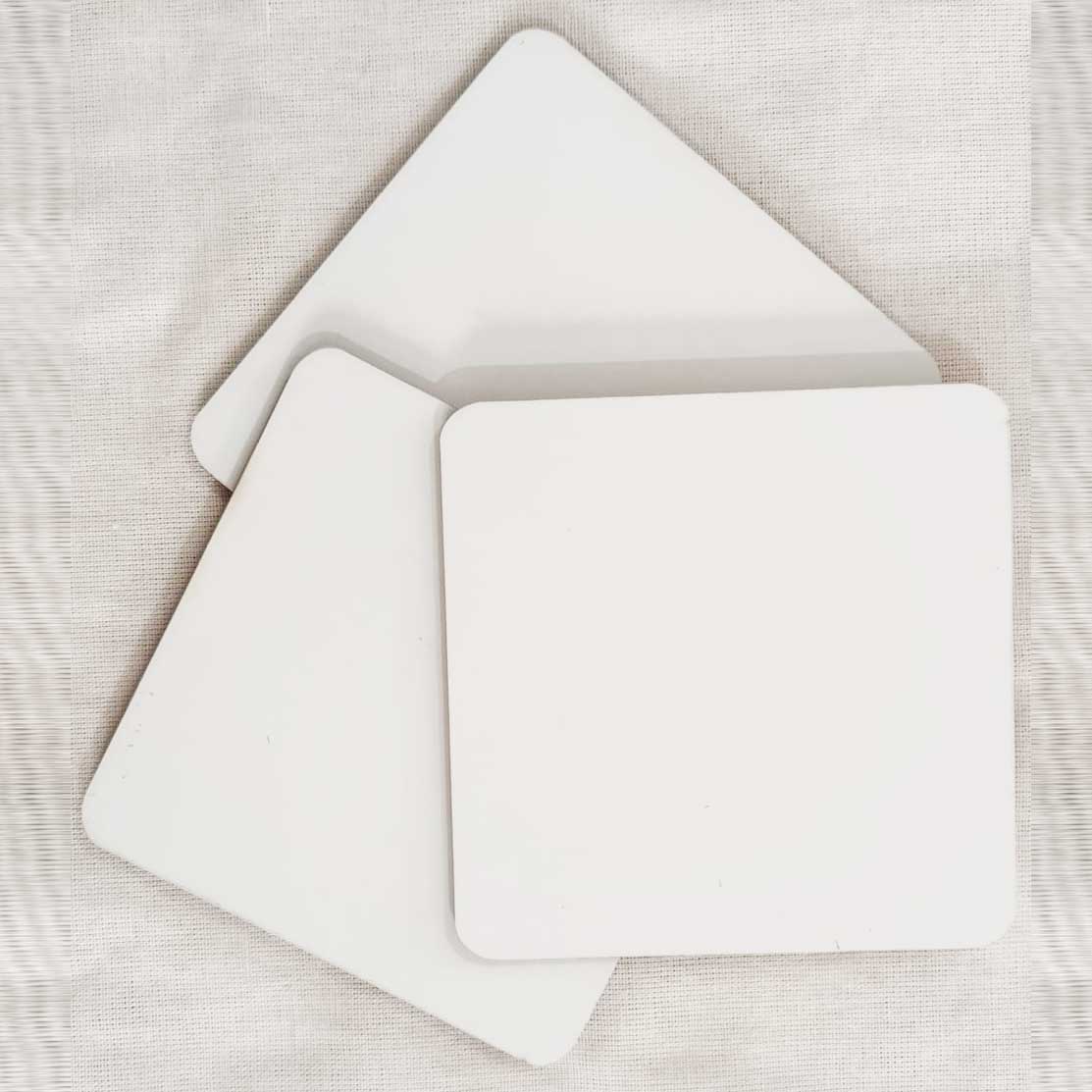 10x10 cm Kare Lamine Bardak altlığı baskı