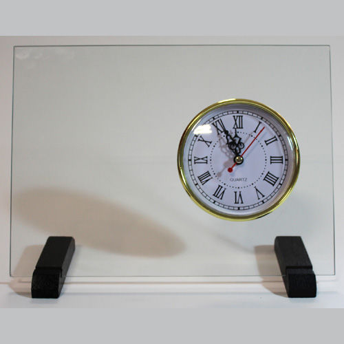 Cam Saydam Geçme Saat 29x21 Yatay Ayaklı Baskı