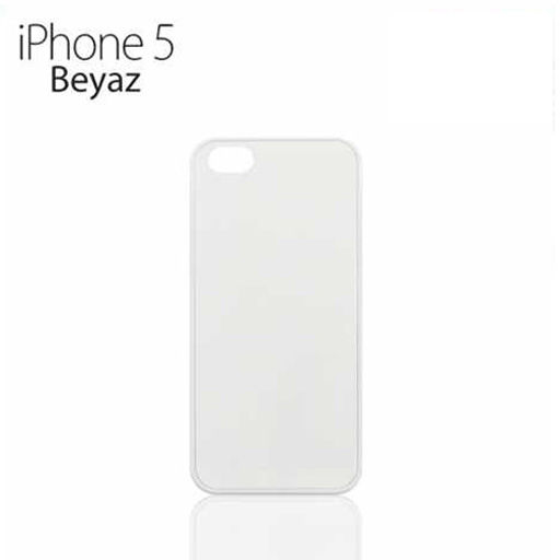 iPhone 5 Beyaz Kapak Baskı 