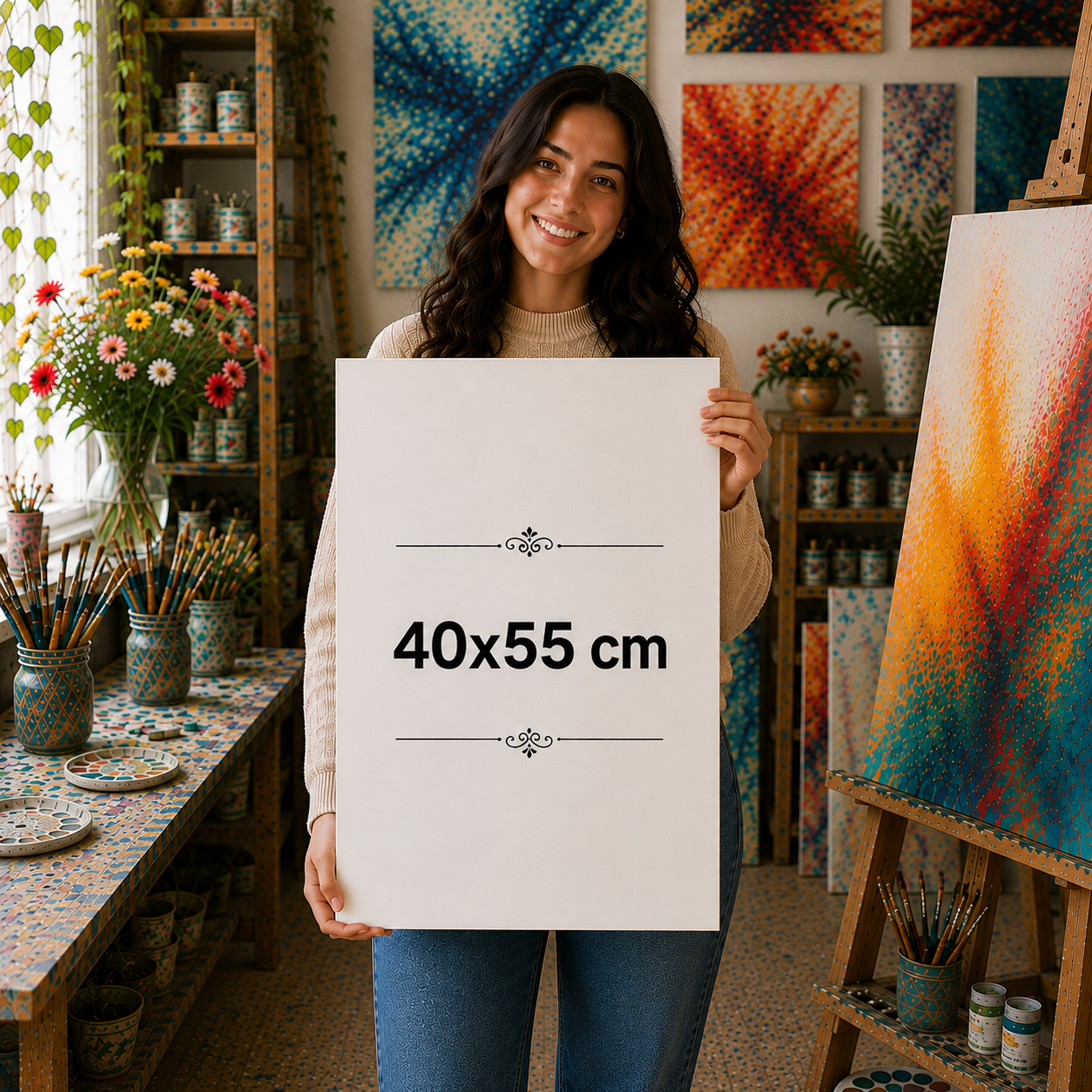 40 cm x 55 cm Tuval Canvas baskı