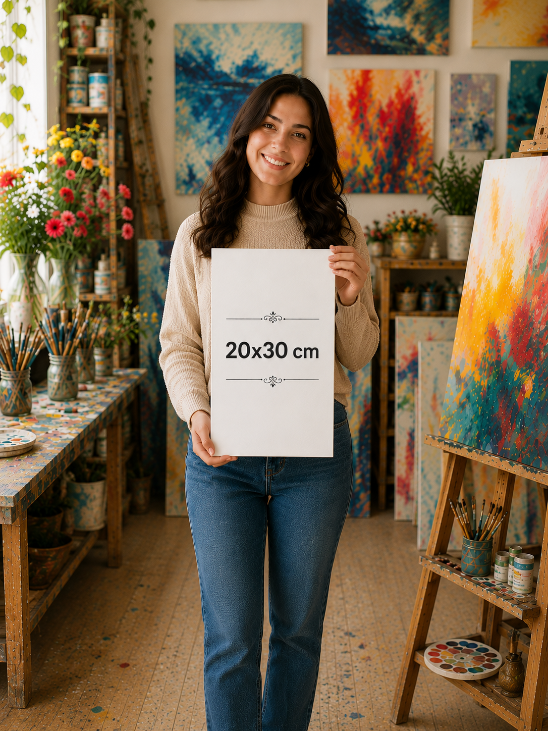 20 cm x 30 cm Tuval Canvas baskı 