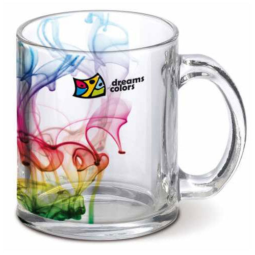 Cam Kupa + karton kutu + tasarım + resim baskı