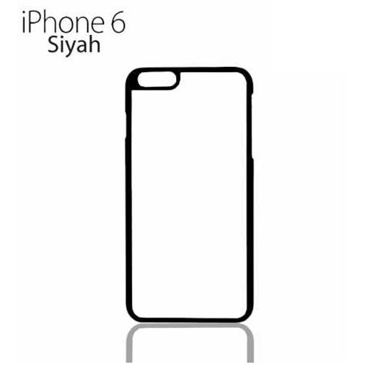 iPhone 6 Siyah Kapak Baskı