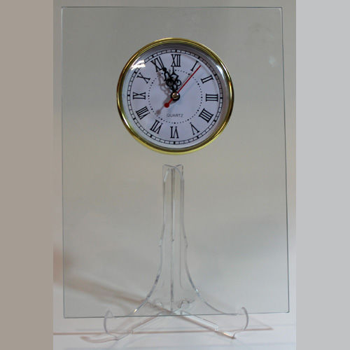  Cam Saydam Geçme Saat 29x21 Dikey Ayaklı Baskı